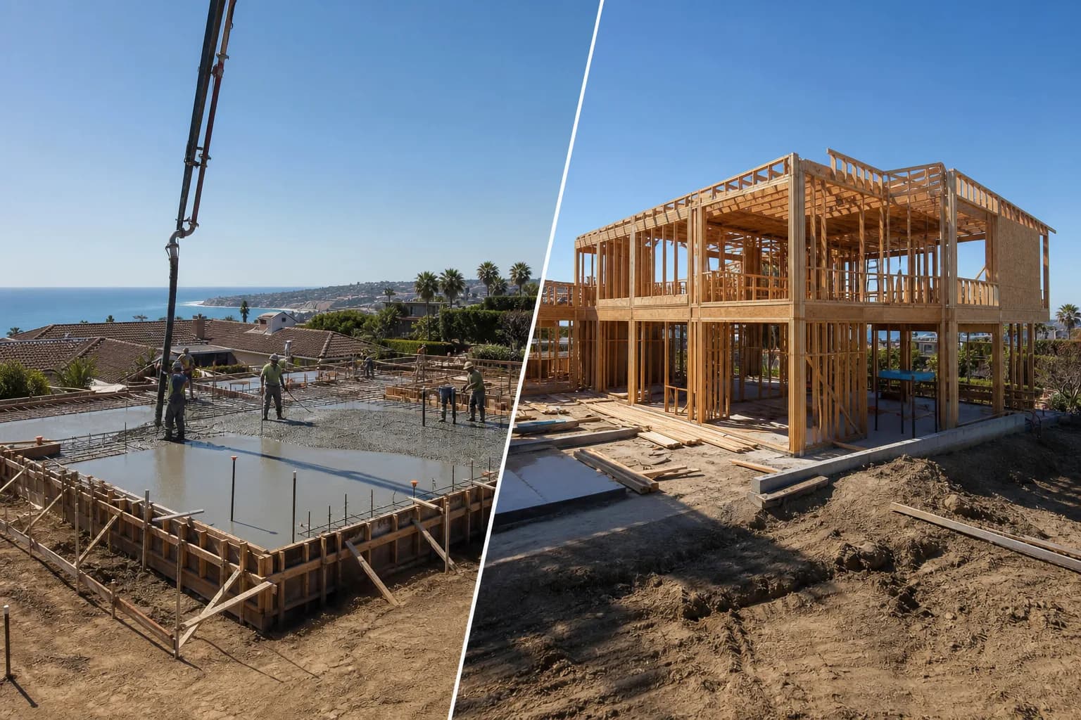 Construction Phases When Building a New Home in California: Foundation, Framing, and Finishes Explained — UBIC