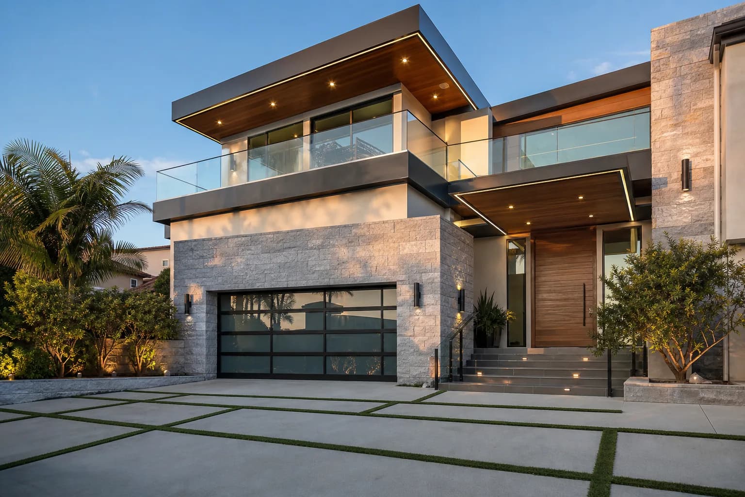 Completed luxury Los Angeles County custom home by UBIC